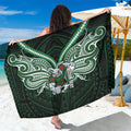 Custom South Sydney Rabbitohs Rugby Sarong Rabbit Warrior Polynesia Islander Rugby Mascot