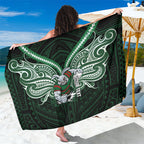 Custom South Sydney Rabbitohs Rugby Sarong Rabbit Warrior Polynesia Islander Rugby Mascot