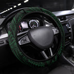 South Sydney Rabbitohs Rugby Steering Wheel Cover Rabbit Warrior Polynesia Islander Rugby Mascot