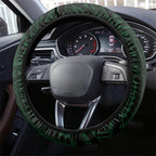 South Sydney Rabbitohs Rugby Steering Wheel Cover Rabbit Warrior Polynesia Islander Rugby Mascot