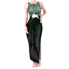 Custom South Sydney Rabbitohs Rugby Tank Maxi Dress Rabbit Warrior Polynesia Islander Rugby Mascot