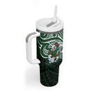 Custom South Sydney Rabbitohs Rugby Tumbler With Handle Rabbit Warrior Polynesia Islander Rugby Mascot