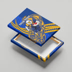 Personalized West Coast Eagles Canvas Wall Art Polynesian Tribal Eagle Mascot With Hibiscus Floral Art