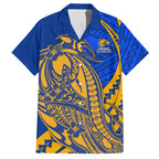 Personalized West Coast Eagles Hawaiian Shirt Polynesian Tribal Eagle Mascot With Hibiscus Floral Art