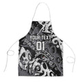 Personalized Penrith Panthers Rugby Apron Urban Street Graffiti Style - Distressed Splatter Elements