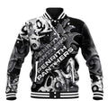 Personalized Penrith Panthers Rugby Baseball Jacket Urban Street Graffiti Style - Distressed Splatter Elements