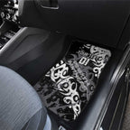 Personalized Penrith Panthers Rugby Car Mats Urban Street Graffiti Style - Distressed Splatter Elements