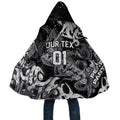 Personalized Penrith Panthers Rugby Cloak Urban Street Graffiti Style - Distressed Splatter Elements