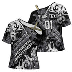 Personalized Penrith Panthers Rugby Cross Shoulder Shirt Urban Street Graffiti Style - Distressed Splatter Elements
