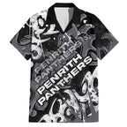 Personalized Penrith Panthers Rugby Hawaiian Shirt Urban Street Graffiti Style - Distressed Splatter Elements