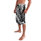 Personalized Penrith Panthers Rugby Lavalava Urban Street Graffiti Style - Distressed Splatter Elements