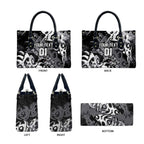 Personalized Penrith Panthers Rugby Leather Bag Urban Street Graffiti Style - Distressed Splatter Elements