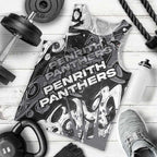 Personalized Penrith Panthers Rugby Men Tank Top Urban Street Graffiti Style - Distressed Splatter Elements