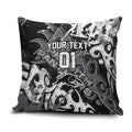 Personalized Penrith Panthers Rugby Pillow Cover Urban Street Graffiti Style - Distressed Splatter Elements