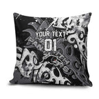 Personalized Penrith Panthers Rugby Pillow Cover Urban Street Graffiti Style - Distressed Splatter Elements