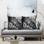 Personalized Penrith Panthers Rugby Pillow Cover Urban Street Graffiti Style - Distressed Splatter Elements