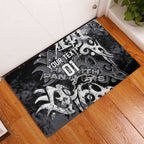 Personalized Penrith Panthers Rugby Rubber Doormat Urban Street Graffiti Style - Distressed Splatter Elements