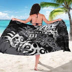 Personalized Penrith Panthers Rugby Sarong Urban Street Graffiti Style - Distressed Splatter Elements