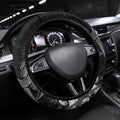 Penrith Panthers Rugby Steering Wheel Cover Urban Street Graffiti Style - Distressed Splatter Elements