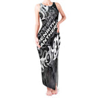 Personalized Penrith Panthers Rugby Tank Maxi Dress Urban Street Graffiti Style - Distressed Splatter Elements