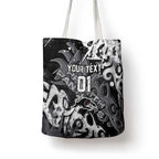 Personalized Penrith Panthers Rugby Tote Bag Urban Street Graffiti Style - Distressed Splatter Elements