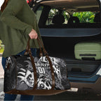 Personalized Penrith Panthers Rugby Travel Bag Urban Street Graffiti Style - Distressed Splatter Elements
