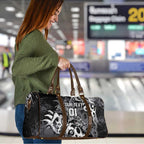 Personalized Penrith Panthers Rugby Travel Bag Urban Street Graffiti Style - Distressed Splatter Elements
