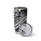 Personalized Penrith Panthers Rugby Tumbler Cup Urban Street Graffiti Style - Distressed Splatter Elements