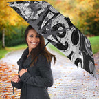 Personalized Penrith Panthers Rugby Umbrella Urban Street Graffiti Style - Distressed Splatter Elements