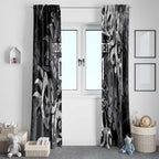 Personalized Penrith Panthers Rugby Window Curtain Urban Street Graffiti Style - Distressed Splatter Elements