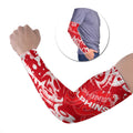 Personalized Dolphins Rugby Arm Sleeves Urban Street Graffiti Style - Distressed Splatter Elements