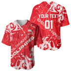 Personalized Dolphins Rugby Baseball Jersey Urban Street Graffiti Style - Distressed Splatter Elements