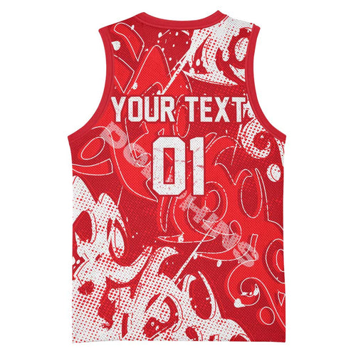Personalized Dolphins Rugby Basketball Jersey Urban Street Graffiti Style - Distressed Splatter Elements