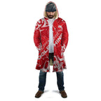 Personalized Dolphins Rugby Cloak Urban Street Graffiti Style - Distressed Splatter Elements