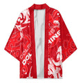 Personalized Dolphins Rugby Kimono Urban Street Graffiti Style - Distressed Splatter Elements