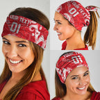 Personalized Dolphins Rugby Neck Gaiter Urban Street Graffiti Style - Distressed Splatter Elements