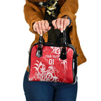 Personalized Dolphins Rugby Shoulder Handbag Urban Street Graffiti Style - Distressed Splatter Elements