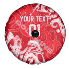Personalized Dolphins Rugby Spare Tire Cover Urban Street Graffiti Style - Distressed Splatter Elements