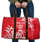 Personalized Dolphins Rugby Travel Bag Urban Street Graffiti Style - Distressed Splatter Elements