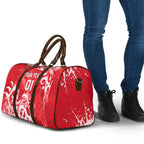 Personalized Dolphins Rugby Travel Bag Urban Street Graffiti Style - Distressed Splatter Elements