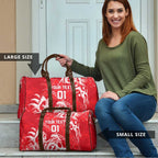Personalized Dolphins Rugby Travel Bag Urban Street Graffiti Style - Distressed Splatter Elements