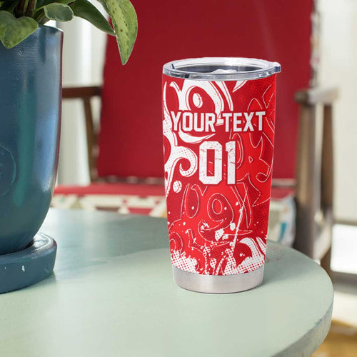 Personalized Dolphins Rugby Tumbler Cup Urban Street Graffiti Style - Distressed Splatter Elements