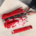 Personalized Dolphins Rugby Umbrella Urban Street Graffiti Style - Distressed Splatter Elements