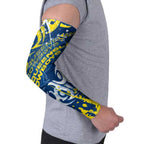 Personalized North Queensland Cowboys Rugby Arm Sleeves Urban Street Graffiti Style - Distressed Splatter Elements