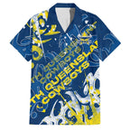 Personalized North Queensland Cowboys Rugby Family Matching Long Sleeve Bodycon Dress and Hawaiian Shirt Urban Street Graffiti Style - Distressed Splatter Elements