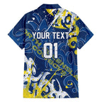 Personalized North Queensland Cowboys Rugby Family Matching Long Sleeve Bodycon Dress and Hawaiian Shirt Urban Street Graffiti Style - Distressed Splatter Elements