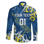 Personalized North Queensland Cowboys Rugby Family Matching Long Sleeve Bodycon Dress and Hawaiian Shirt Urban Street Graffiti Style - Distressed Splatter Elements