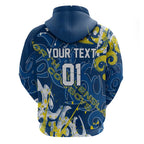 Personalized North Queensland Cowboys Rugby Hoodie Urban Street Graffiti Style - Distressed Splatter Elements