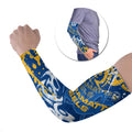 Personalized Parramatta Eels Rugby Arm Sleeves Urban Street Graffiti Style - Distressed Splatter Elements