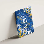 Personalized Parramatta Eels Rugby Canvas Wall Art Urban Street Graffiti Style - Distressed Splatter Elements
